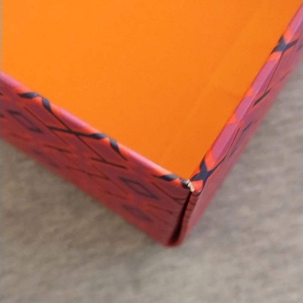 Tory Burch Shoe Box With Bold Geometric Design - Empty